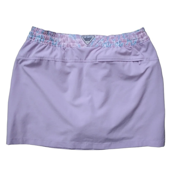 Columbia Floral Waistband Pale Violet Performance Sports Mini Skort XS - Picture 5 of 10